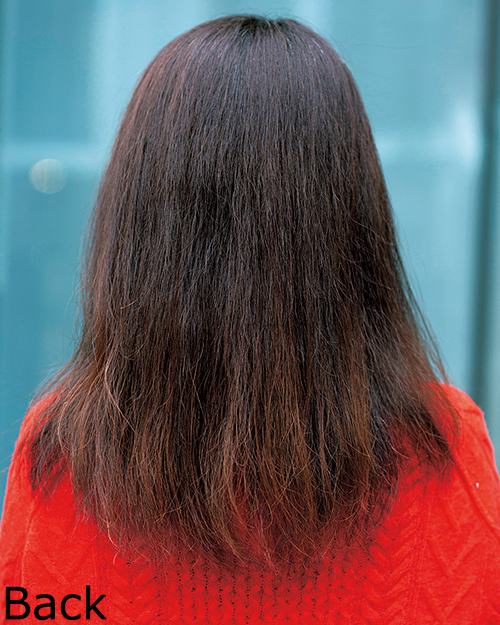 40代の2020年最新髪型 広がりやすいくせ毛を抑えるしっとりヘア